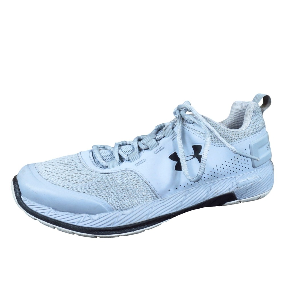 Under Armour Commit TR EX Men 8.5 Gray Mesh Cross Trainer Athletic Comfort